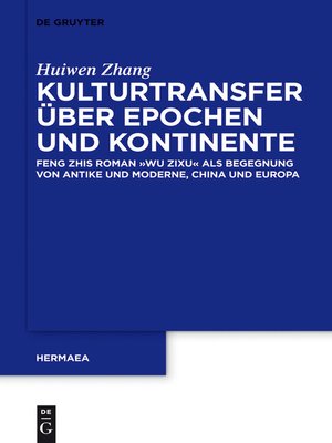 cover image of Kulturtransfer über Epochen und Kontinente